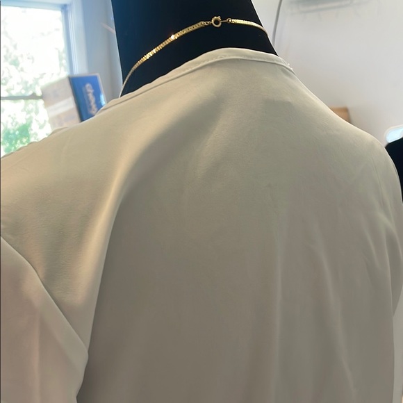 White Blouse with Gold Sequin Skirt - Picture 4 of 5